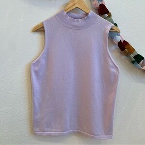 Ann Taylor Light Purple Sleeveless Tank Top